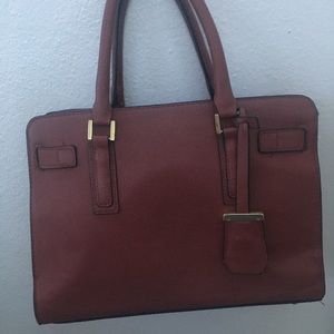 Burgundy/ brown purse
